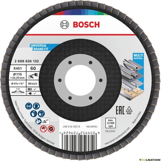 Изображение Tarcza listkowa X451 115mm T27 G60