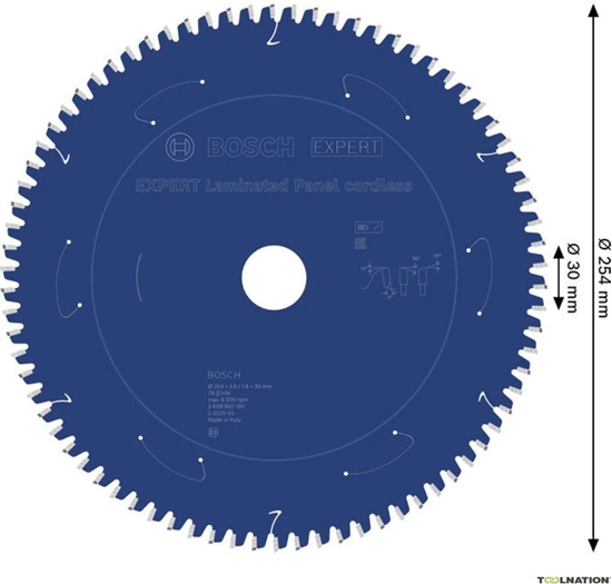 Изображение TARCZA PILARSKA EX CB T 254x30-78