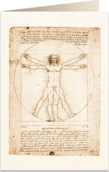 Изображение Tassotti Karnet B6 + koperta 5715 Czowiek witruwiaski