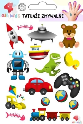 Picture of Tatuae zmywalne dla dzieci Gry i zabawki