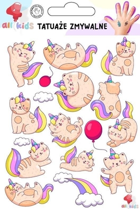Picture of Tatuae zmywalne dla dzieci Kotki jednoroce