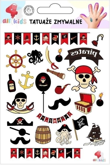 Picture of Tatuae zmywalne dla dzieci Piraci