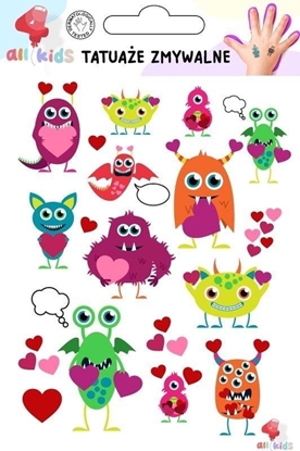 Picture of Tatuae zmywalne dla dzieci Walentynki 1