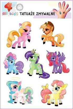 Picture of Tatuae zmywalne dla dzieci Wesoe kucyki