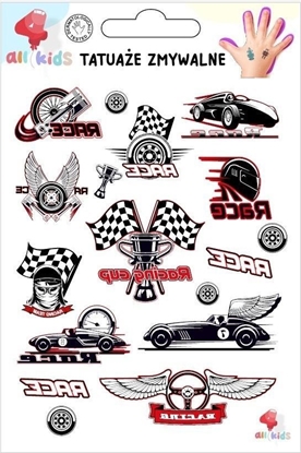 Picture of Tatuae zmywalne dla dzieci Wycigi