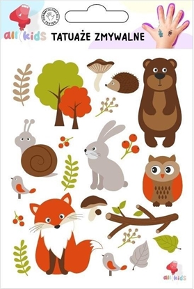 Picture of Tatuae zmywalne dla dzieci Zwierzta lene