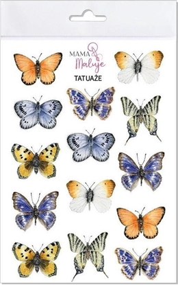 Изображение Tatuae zmywalne Motyle 2