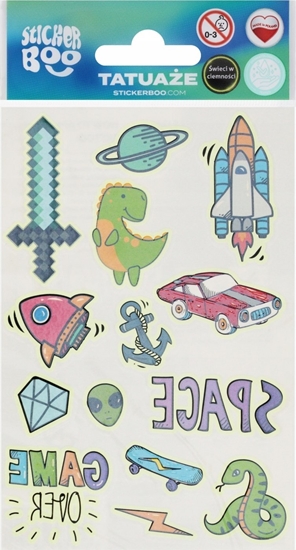 Picture of TATUAZ SWIECACY W CIEM 100X175 S-B00 PBH 1/1