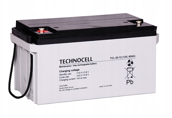 Picture of TCL65-12 TECHNOCELL Akumulator AGM 12V 65Ah