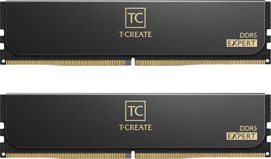 Picture of Team Group DDR5 - 64GB - 6000 - CL - 34 (2x 32 GB) dual kit, RAM (Kolor: CZARNY, CTCED564G6000HC34BDC01, T-CREATE EXPERT, AMD EXPO)