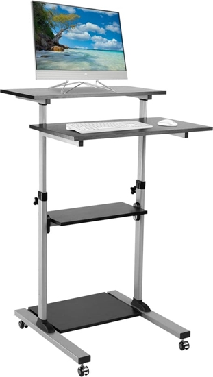 Picture of Techly ICA-TB TPM-3 stāvgalds Melns, Sudrabs