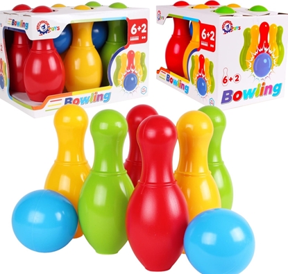 Picture of Technok Gra W Krgle Bowling Zestaw Do Gry Zrcznociowej Kule Dla Dzieci
