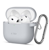 Picture of Tech-Protect TECH-PROTECT SILICONE HOOK APPLE AIRPODS 4 CRAYON GREY