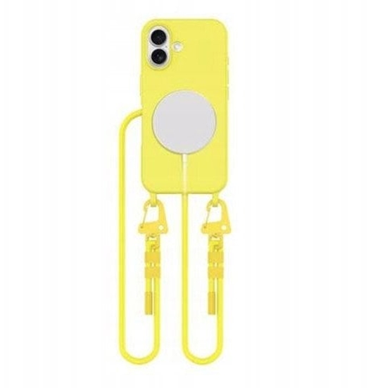 Picture of TECH-PROTECT MAGNECKLACE MAGSAFE IPHONE 16 CANARY YELLOW