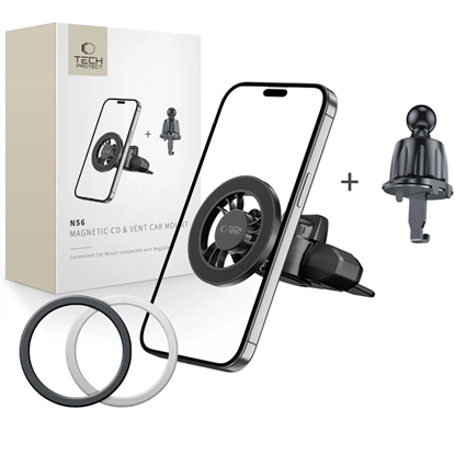 Attēls no Tech-Protect N56 Magnetic MafSafe Car Holder CD Sl