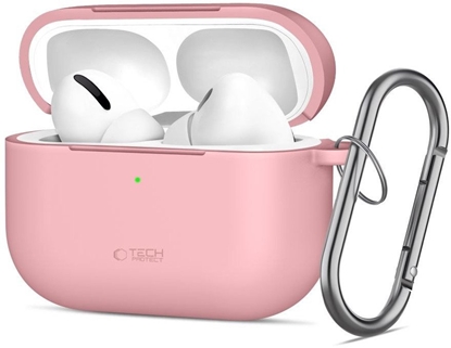 Attēls no TECH-PROTECT SILICONE HOOK APPLE AIRPODS PRO 3 DUSTY PINK