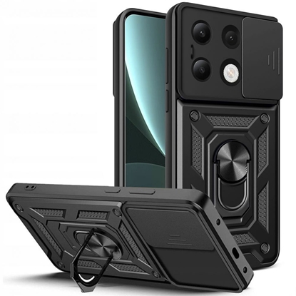Attēls no Tech-Protect Tech-Protect CamShield Pro Case for Xiaomi Redmi Note 13 4G / LTE - Black