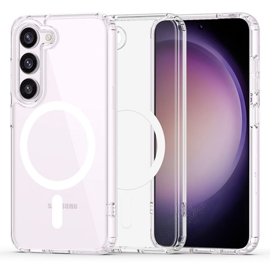 Изображение Tech-Protect Tech-Protect FlexAir Hybrid MagSafe Case for Samsung Galaxy S23 - Clear