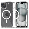 Picture of Tech-Protect Tech-Protect FlexAir Hybrid MagSafe iPhone 15 Case - Clear Glitter