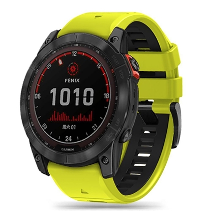 Picture of Tech-Protect Tech-Protect IconBand Pro Strap for Garmin Fenix 3 / 5X / 3HR / 5X Plus / 6X / 6X Pro / 7X - Lime Black