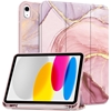 Picture of Tech-Protect Tech-Protect SC Pen Case for iPad 10.9" 2022 - Pink Marble