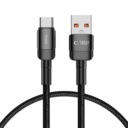 Attēls no Tech-Protect Tech-Protect UltraBoost Evo USB-C / USB-A cable 100W 5A 0.5m - black