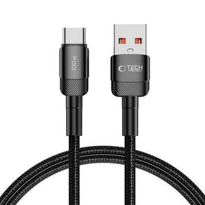 Attēls no Tech-Protect Tech-Protect UltraBoost Evo USB-C / USB-A cable 100W 5A 1m - black