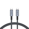 Picture of Tech-Protect Tech-Protect UltraBoost Max USB-C 4.0 / USB-C 4.0 PD Cable 240W 8K 40Gbps 1m - Gray