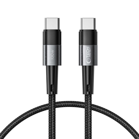 Picture of Tech-Protect Tech-Protect UltraBoost USB-C / USB-C PD Cable 100W 5A 0.25m - Gray