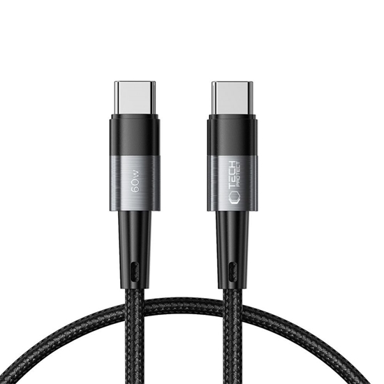 Picture of Tech-Protect Tech-Protect UltraBoost USB-C / USB-C PD Cable 60W 3A 0.25m - Gray