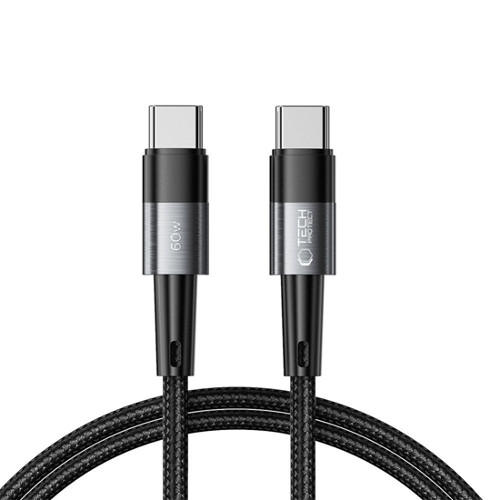 Picture of Tech-Protect Tech-Protect UltraBoost USB-C / USB-C PD Cable 60W 3A 1m - Gray