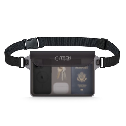 Attēls no Tech-Protect Tech-Protect UWP10 Waterproof Bag - Black