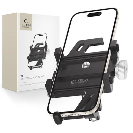 Picture of Tech-Protect Tech-Protect V1 Universal Bike Phone Holder - Black