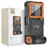 Picture of Tech-Protect Tech-Protect Waterproof Case IPX8 for 4.7-6.7" Smartphones - Black and Orange