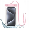Picture of Tech-Protect Tech-Protect Waterproof Case UWC7 waterproof for devices up to 6.9" - pink