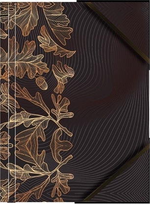 Picture of Teczka A4 kartonowa z gumk naron licie (6szt)