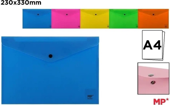 Изображение Teczka A4 kopertowa na zatrzask MIX