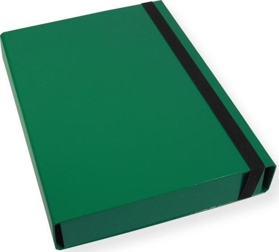 Picture of Teczka A4 skrzydowa 5cm zielona