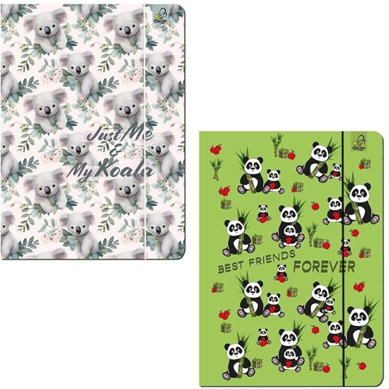 Picture of Teczka A4 z gumk BFF misie