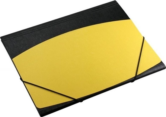 Picture of Teczka A4 z gumk faktura kory czarno-óta