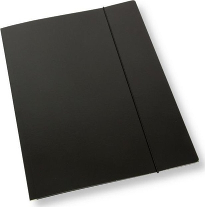 Picture of Teczka A4 z gumk lakier czarna 350gsm (10szt)