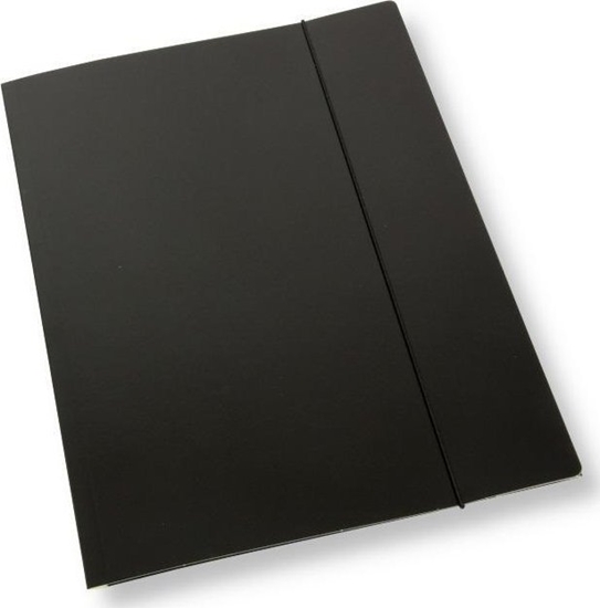Picture of Teczka A4 z gumk lakier czarna 350gsm (10szt)