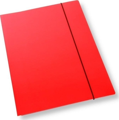 Picture of Teczka A4 z gumk lakier czerwona 350gsm (10szt)