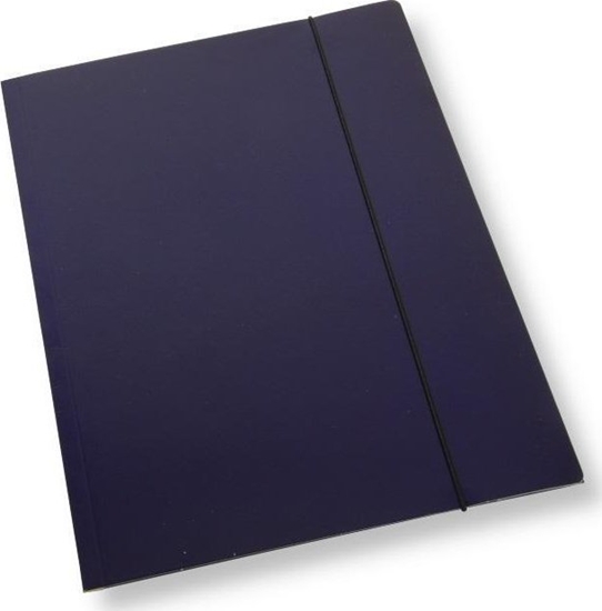 Picture of Teczka A4 z gumk lakier granatowa 350gsm (10szt)