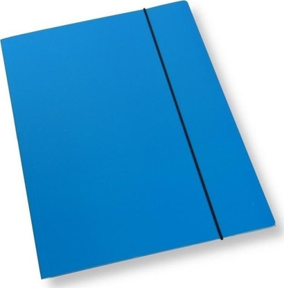 Picture of Teczka A4 z gumk lakier niebieska 350gsm (10szt)