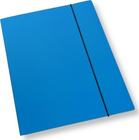 Picture of Teczka A4 z gumk lakier niebieska 350gsm (10szt)