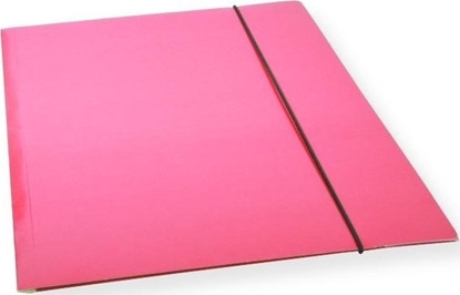 Picture of Teczka A4 z gumk lakier róowa 300gsm (10szt)