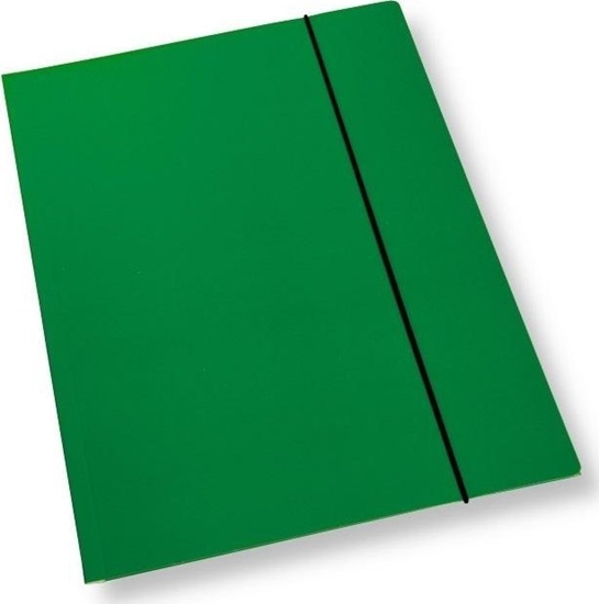 Picture of Teczka A4 z gumk lakier zielona 350gsm (10szt)