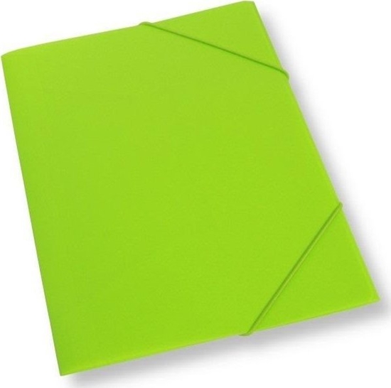 Picture of Teczka A4 z gumk plastikowa jasnozielona