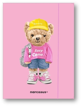 Attēls no Teczka A4+ z gumk Teddies&Mi Urszula